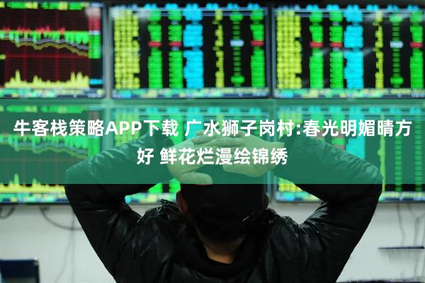 牛客栈策略APP下载 广水狮子岗村:春光明媚晴方好 鲜花烂漫绘锦绣