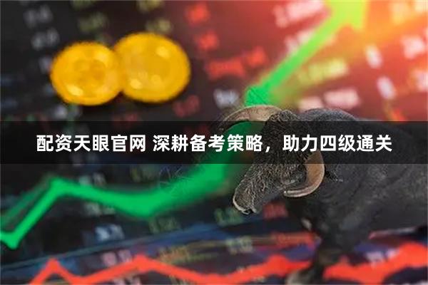 配资天眼官网 深耕备考策略，助力四级通关
