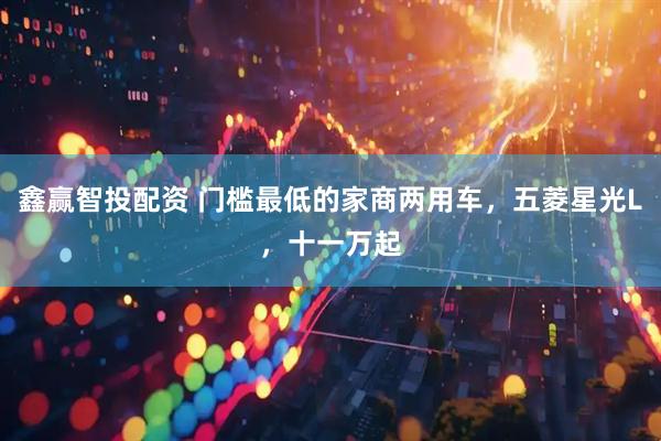 鑫赢智投配资 门槛最低的家商两用车，五菱星光L，十一万起
