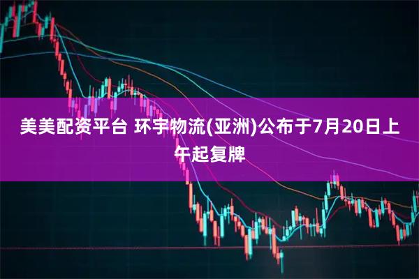 美美配资平台 环宇物流(亚洲)公布于7月20日上午起复牌
